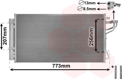 Van Wezel 83005255 - Lauhdutin, ilmastointilaite inparts.fi