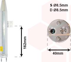 Van Wezel 8300D165 - Kuivain, ilmastointilaite inparts.fi