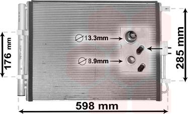 Van Wezel 82005373 - Lauhdutin, ilmastointilaite inparts.fi