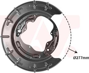 Van Wezel 8207374 - Jarrukilpi inparts.fi