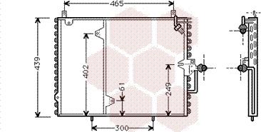 Van Wezel 30005160 - Lauhdutin, ilmastointilaite inparts.fi