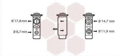 Van Wezel 30001093 - Paisuntaventtiili, ilmastointilaite inparts.fi