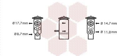 Van Wezel 30001111 - Paisuntaventtiili, ilmastointilaite inparts.fi