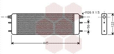 Van Wezel 30003139 - Moottoriöljyn jäähdytin inparts.fi