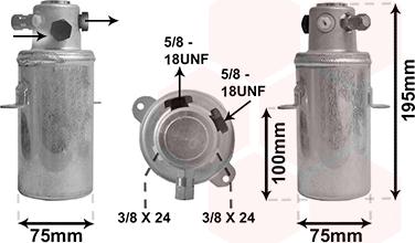 Van Wezel 3000D668 - Kuivain, ilmastointilaite inparts.fi