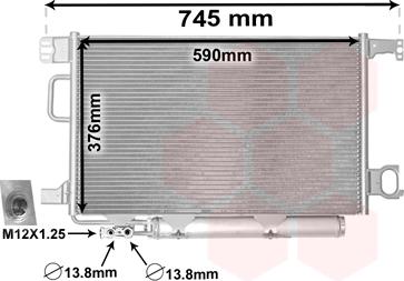 Van Wezel 30015360 - Lauhdutin, ilmastointilaite inparts.fi