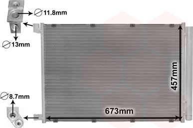 Van Wezel 30015703 - Lauhdutin, ilmastointilaite inparts.fi