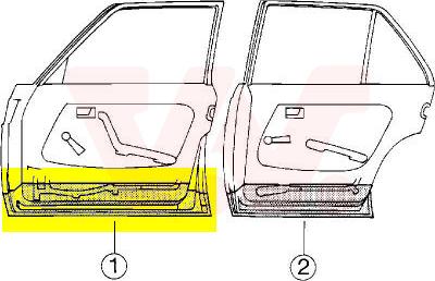 Van Wezel 3010275 - Ovi, kori inparts.fi