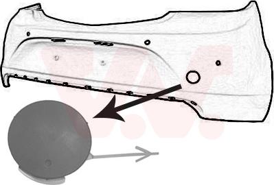 Van Wezel 3852557 - Vetokoukun luukku inparts.fi