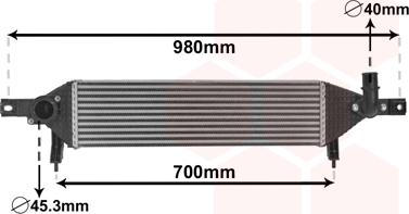 Van Wezel 33004409 - Välijäähdytin inparts.fi