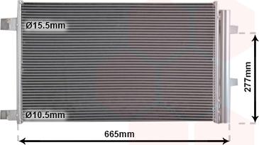 Van Wezel 33015703 - Lauhdutin, ilmastointilaite inparts.fi