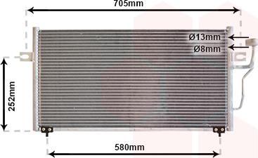 Van Wezel 32005100 - Lauhdutin, ilmastointilaite inparts.fi