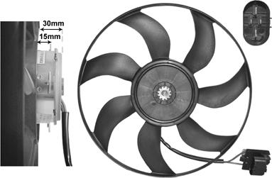 Van Wezel 3749744 - Tuuletin, moottorin jäähdytys inparts.fi