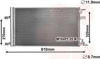 Van Wezel 37005499 - Lauhdutin, ilmastointilaite inparts.fi