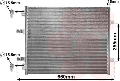 Van Wezel 37005480 - Lauhdutin, ilmastointilaite inparts.fi