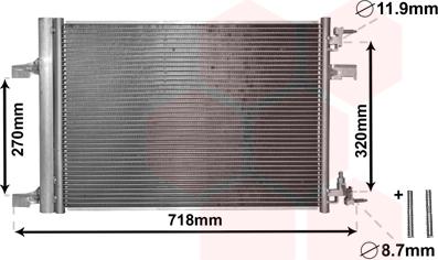 Van Wezel 37005500 - Lauhdutin, ilmastointilaite inparts.fi