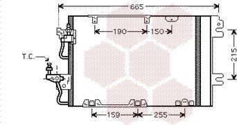 Van Wezel 37005384 - Lauhdutin, ilmastointilaite inparts.fi