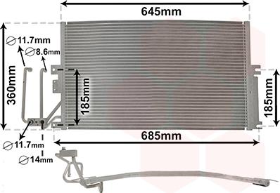 Van Wezel 37005241 - Lauhdutin, ilmastointilaite inparts.fi