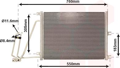 Van Wezel 37005265 - Lauhdutin, ilmastointilaite inparts.fi