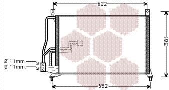 Van Wezel 37005231 - Lauhdutin, ilmastointilaite inparts.fi