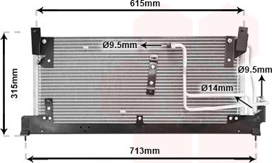 Van Wezel 37005224 - Lauhdutin, ilmastointilaite inparts.fi