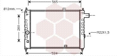 Van Wezel 37002052 - Jäähdytin,moottorin jäähdytys inparts.fi