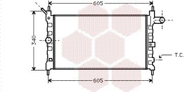 Van Wezel 37002022 - Jäähdytin,moottorin jäähdytys inparts.fi