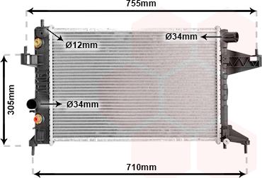 Van Wezel 37002304 - Jäähdytin,moottorin jäähdytys inparts.fi