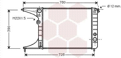 Van Wezel 37002245 - Jäähdytin,moottorin jäähdytys inparts.fi