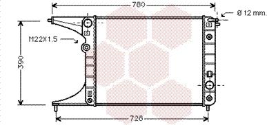 Van Wezel 37002201 - Jäähdytin,moottorin jäähdytys inparts.fi