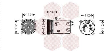 Van Wezel 3700K278 - Kompressori, ilmastointilaite inparts.fi