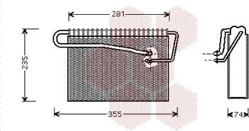 Van Wezel 3700V167 - Höyrystin, ilmastointilaite inparts.fi