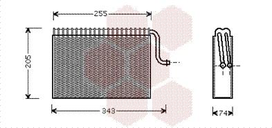 Van Wezel 3700V171 - Höyrystin, ilmastointilaite inparts.fi