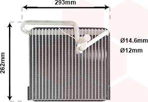 Van Wezel 3700V372 - Höyrystin, ilmastointilaite inparts.fi