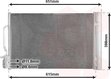 Van Wezel 37015703 - Lauhdutin, ilmastointilaite inparts.fi