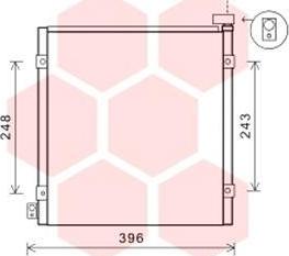 Van Wezel 25005249 - Lauhdutin, ilmastointilaite inparts.fi