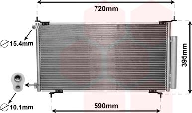 Van Wezel 25005201 - Lauhdutin, ilmastointilaite inparts.fi