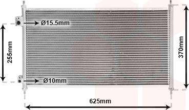 Van Wezel 25005202 - Lauhdutin, ilmastointilaite inparts.fi