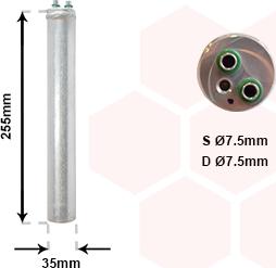 Van Wezel 2500D219 - Kuivain, ilmastointilaite inparts.fi