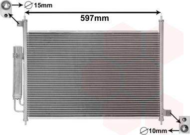 Van Wezel 25015702 - Lauhdutin, ilmastointilaite inparts.fi