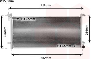 Van Wezel 28005044 - Lauhdutin, ilmastointilaite inparts.fi