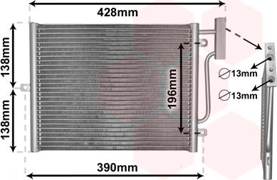 Van Wezel 74005038 - Lauhdutin, ilmastointilaite inparts.fi