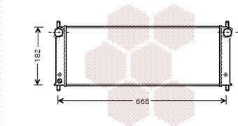 Van Wezel 74002045 - Jäähdytin,moottorin jäähdytys inparts.fi