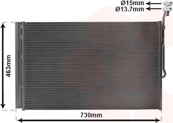 Van Wezel 74015703 - Lauhdutin, ilmastointilaite inparts.fi