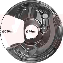 Van Wezel 7606374 - Jarrukilpi inparts.fi