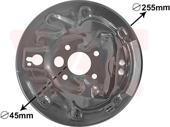 Van Wezel 7620374 - Suojapelti, jarrurumpu inparts.fi