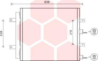 Van Wezel 77005051 - Lauhdutin, ilmastointilaite inparts.fi