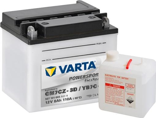 Varta 507101008A514 - Käynnistysakku inparts.fi