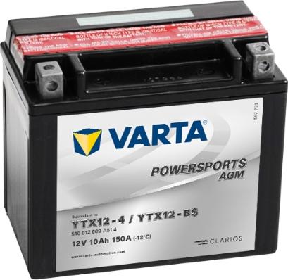 Varta 510012009A514 - Käynnistysakku inparts.fi