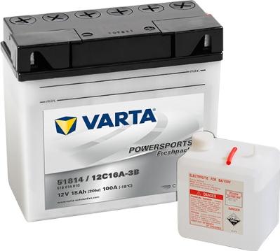 Varta 518014010I314 - Käynnistysakku inparts.fi